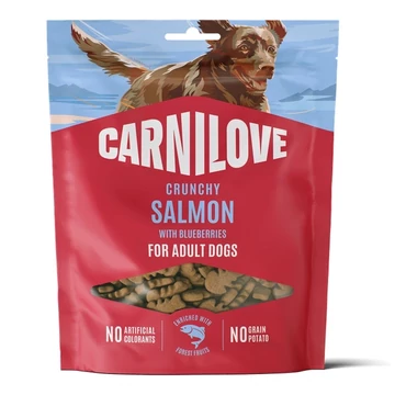 Carnilove Crunchy Snack - Lazac hússal és áfonyával 200g