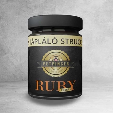 RUBY EXTRA - tápláló strucc 80% hústartalom 300g