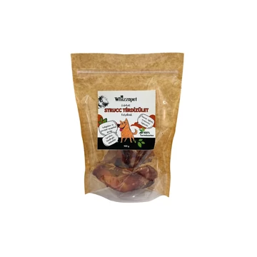 Whizzopet - Szárított strucc térdízület hipoallergén jutalomfalat kutyának