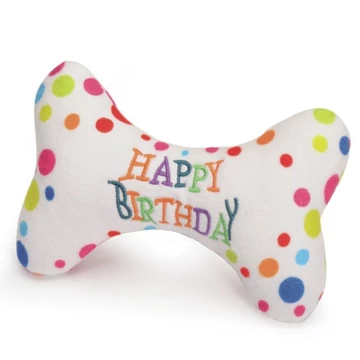 Plüss szülinapi csont 18cm