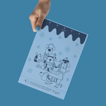 Bag Organi kutyajó zacskó sétákhoz - azul