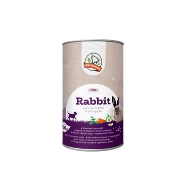NYÚL párolt menü kutyáknak 400g - Farkaskonyha