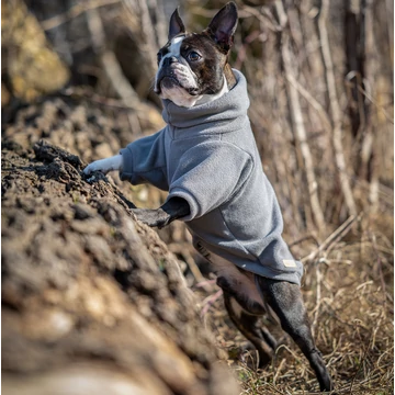 Polár pulóver - szürke