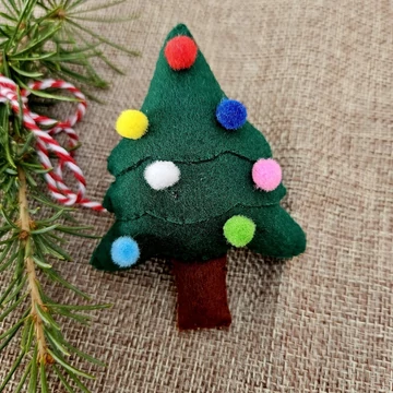 Karácsonyfa nyakörvdísz