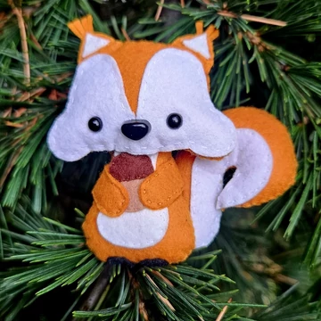 Mókus nyakörvdísz