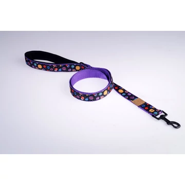 Lila bolygós póráz 120 cm