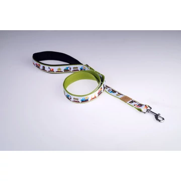 Zöld munkagépes póráz 120 cm