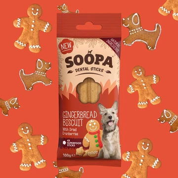SOOPA Dental Sticks - Gingerbread Biscuit 100 g