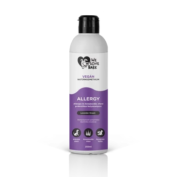 We Love Bark Allergy prebiotikus kutyasampon 250 ml