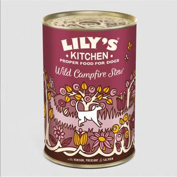 Lily's Kitchen Wild Campfire Stew - szarvas, fácán és lazac burgonyával és gyógynövényekkel 400g