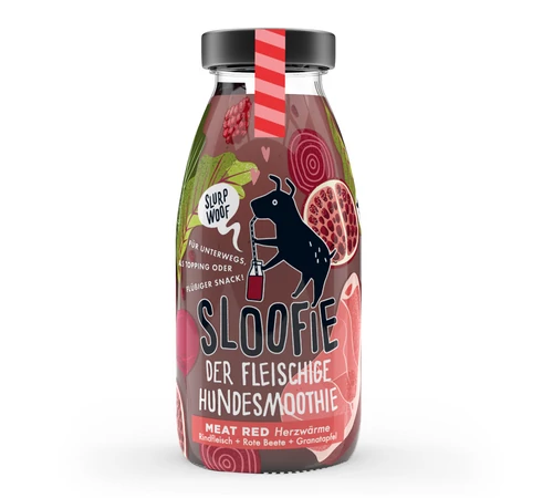 SLOOFIE - MEAT RED (Marhahús, Cékla, Gránátalma) 250 ml