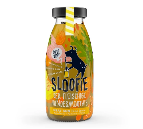 SLOOFIE - MEAT SUN (Pulykahús, sütőtök, kurkuma) 250 ml 
