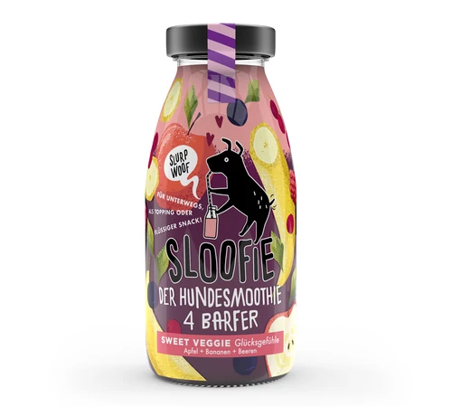 SLOOFIE - SWEET VEGGIE (Alma, banán, bogyós gyümölcsök) 250 ml