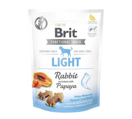 Brit Care Functional Snack Light Rabbit - jutalomfalat nyúl hússal és papayával