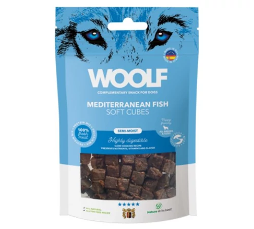 WOOLF főtt mediterrán halkocka 100g