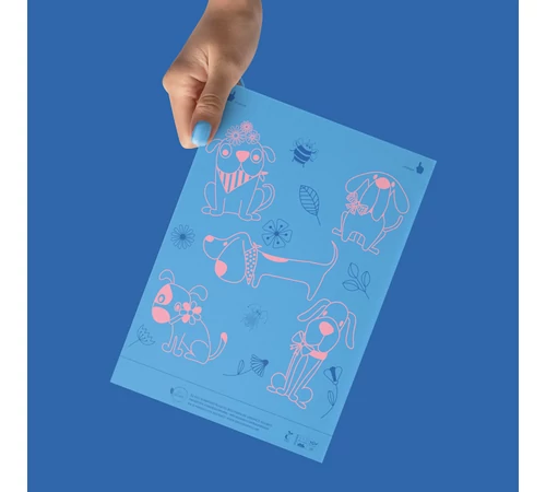 Bag Organi kutyajó zacskó sétákhoz - baby blue