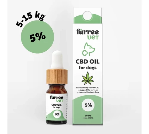 Fürree VET CBD olaj kutyáknak 5% - 15 kg alatt