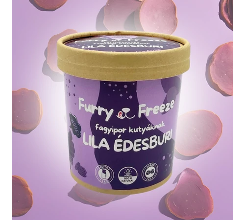 Furry Freeze® fagyipor kutyáknak - LILA ÉDESBURI