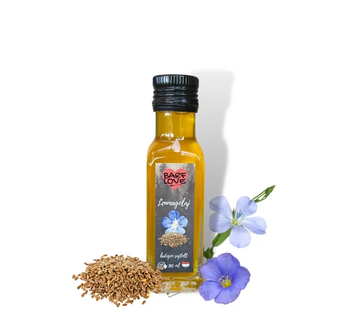 100% Lenmagolaj kutyáknak, hidegen sajtolt 100ml - BARF LOVE
