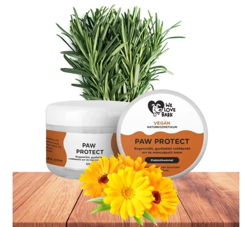 Prebiotikus orr és mancsápoló krém kutyáknak, We Love Bark - Paw Protect