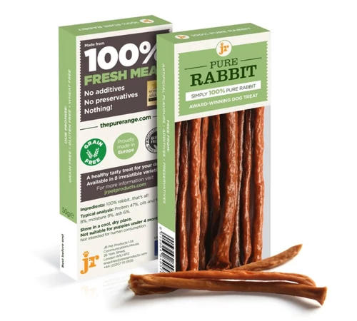 100% nyúlhús stick 50 g, JR Pet Products