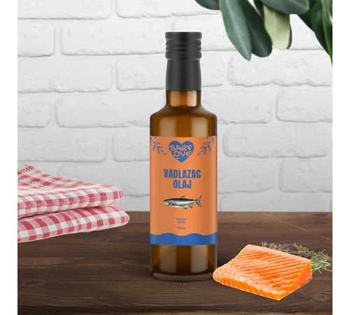 100% Vadlazacolaj kutyáknak és macskáknak - hidegen sajtolt, nyers, 100 ml - BARF LOVE