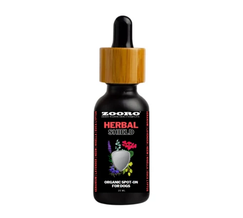 Zooro® Herbal Shield Spot-on - 100% természetes illóolaj keverék kutyáknak 20ml
