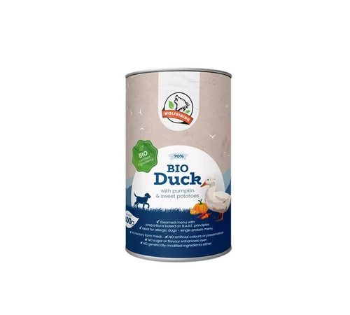 BIO KACSA párolt menü kutyáknak 400g