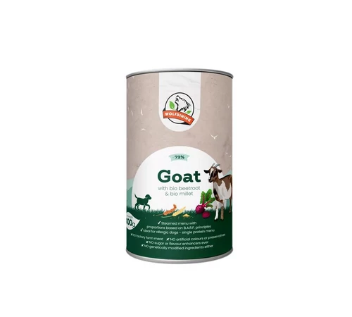 KECSKE párolt menü kutyáknak 400g