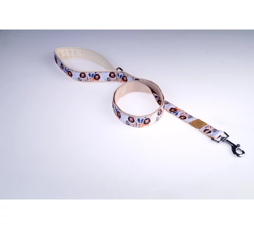 Bézs oroszlános póráz 120 cm