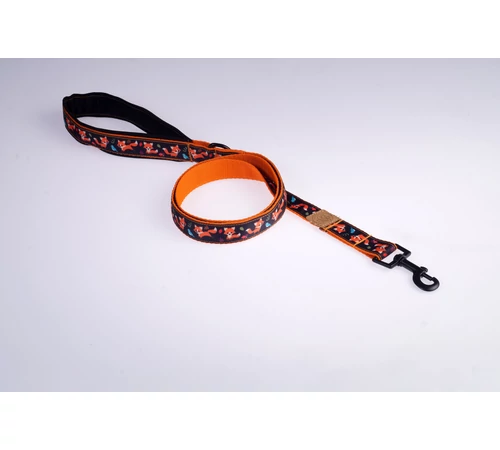 Narancssárga rókás póráz 120 cm