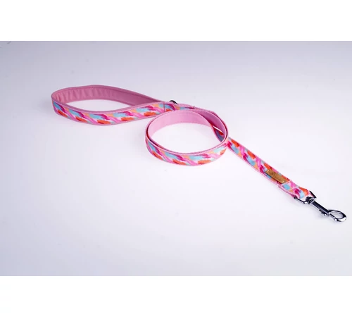 Rózsaszín festékpacás póráz 120 cm