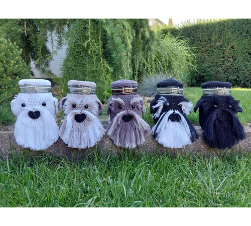 Jutalomfalat tároló - schnauzer