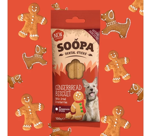 SOOPA Dental Sticks - Gingerbread Biscuit 100 g