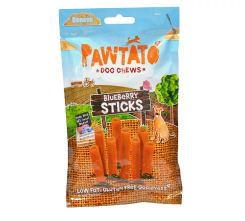 PAWTATO Sticks - kék áfonya 120g