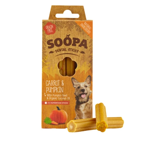 SOOPA dental sticks - répával és tökmaggal 100g
