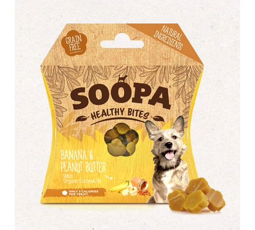 SOOPA Healthy Bites - banánnal és mogyoróvajjal 50 g