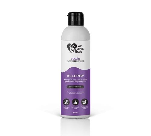 We Love Bark Allergy prebiotikus kutyasampon 250 ml
