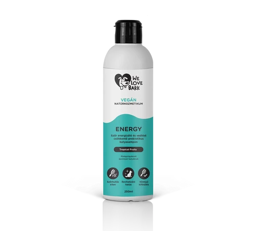 We Love Bark Energy prebiotikus kutyasampon 250 ml