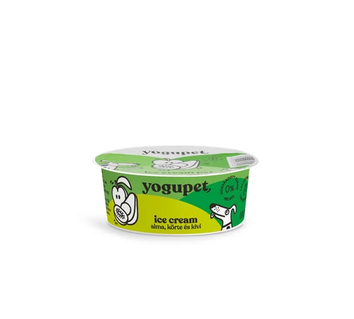 Yogupet - Ice Cream - Joghurt kutyáknak/cicáknak - Alma, Körte és Kivi