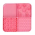 Kép 2/2 - Eat slow live longer lick mat dimension pink