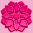 Kép 1/2 - SodaPup® Mandala Habzsolásgátló tál kutyáknak - pink