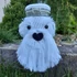 Kép 2/6 - Fehér schnauzer jutalomfalat tároló